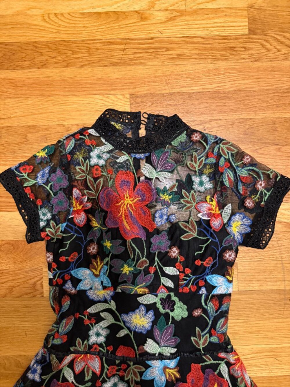 Anthropologie Vone Janine Embroidered Dress - Picture 7 of 14